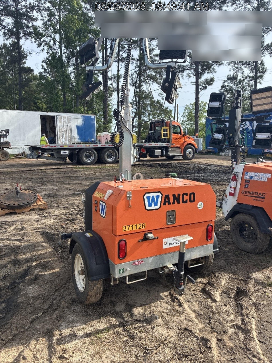 2023 Wanco WLTT-4MM4K Diesel, Deep Sea Controller, Shore Power Plug, Auto Start, (4) 350W LED Floodlights, 4kW Generator, 60 Gal Fuel Tank, 2" Ball, T3