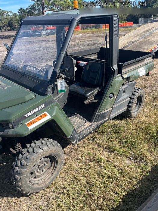 2021 Yanmar YU1000 Canopy, Steel Wheel, Poly WindShield, Beacon, Backup Alarm