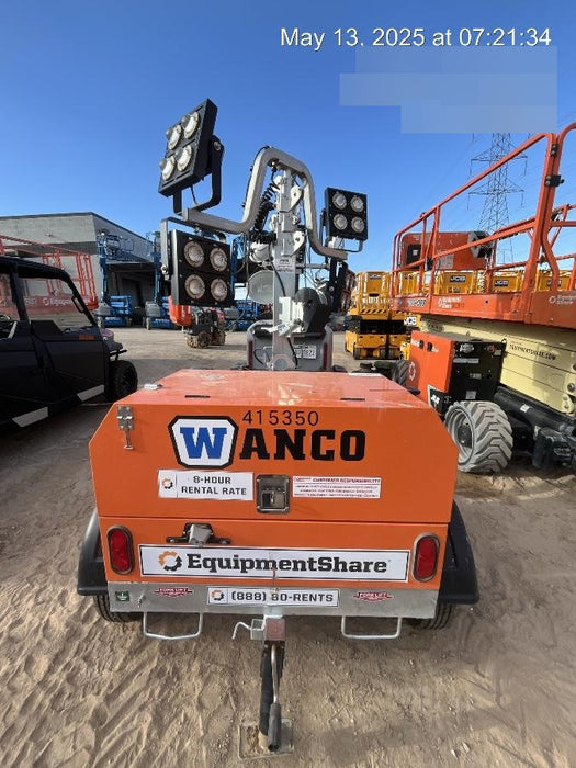 2024 Wanco WLTT-4MM4K Diesel, Deep Sea Controller, Shore Power Plug, Auto Start, (4) 350W LED Floodlights, 4kW Generator, 60 Gal Fuel Tank, 2" Ball, T3