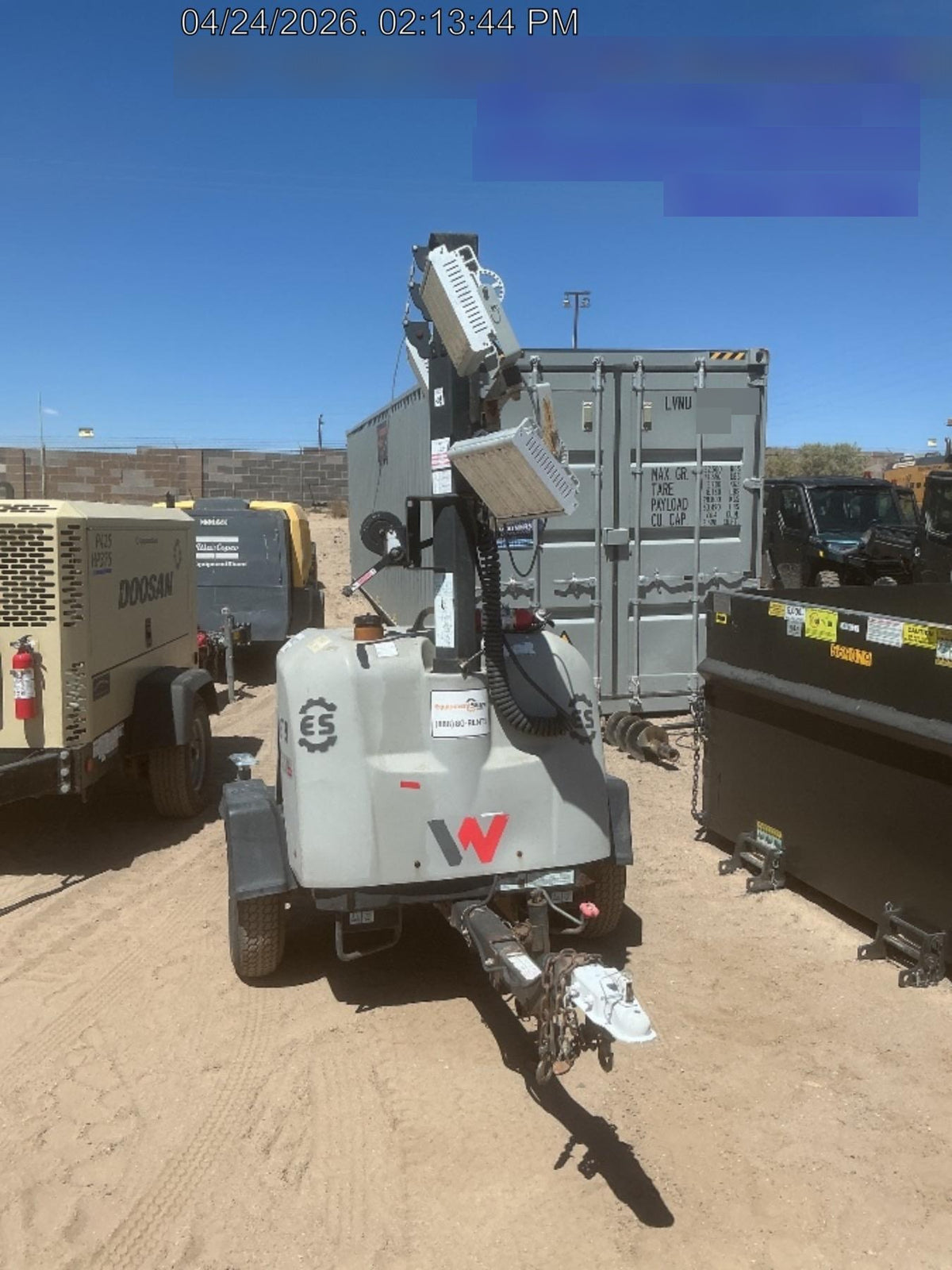 2018 Wacker Neuson LTV6K-LED Wacker Neuson LTV6K Light Tower LED