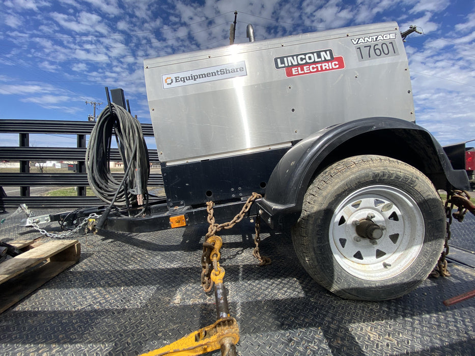 2018 Lincoln Electric Vantage 322 Lincoln Vantage 322 Welder Ready Pak 3 - Vantage 322, Trailer, Fender and light kit, Cable rack