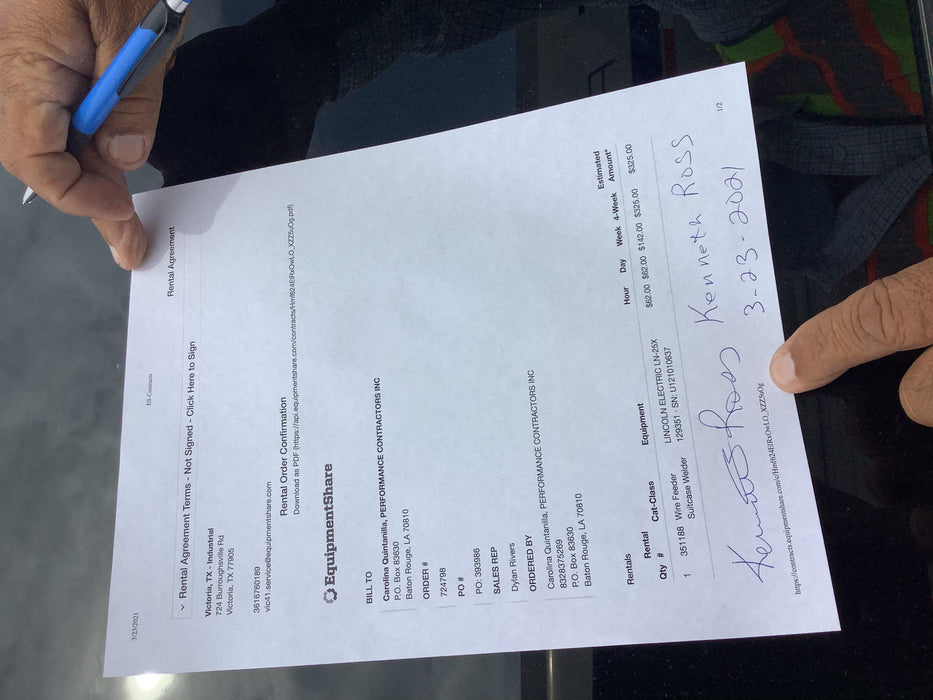 2021 LINCOLN ELECTRIC LN-25X