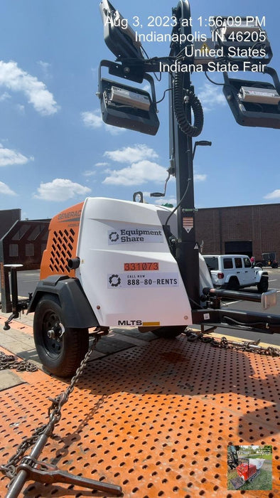 2023 Generac MLT2 Diesel, Flex Switch 120V Input, Powerzone Controller, (4) 320W LED Lights, 4kW Generator, 39.9 Gal Fuel Tank, 2" Ball, T3