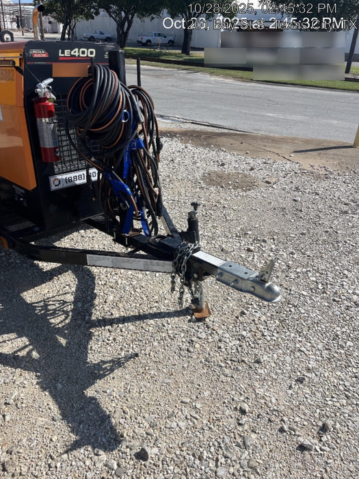 2022 Lincoln Electric LE400 Kubota V1505, Trlr, Cable Rack, Light Kit, ES Decals, T3