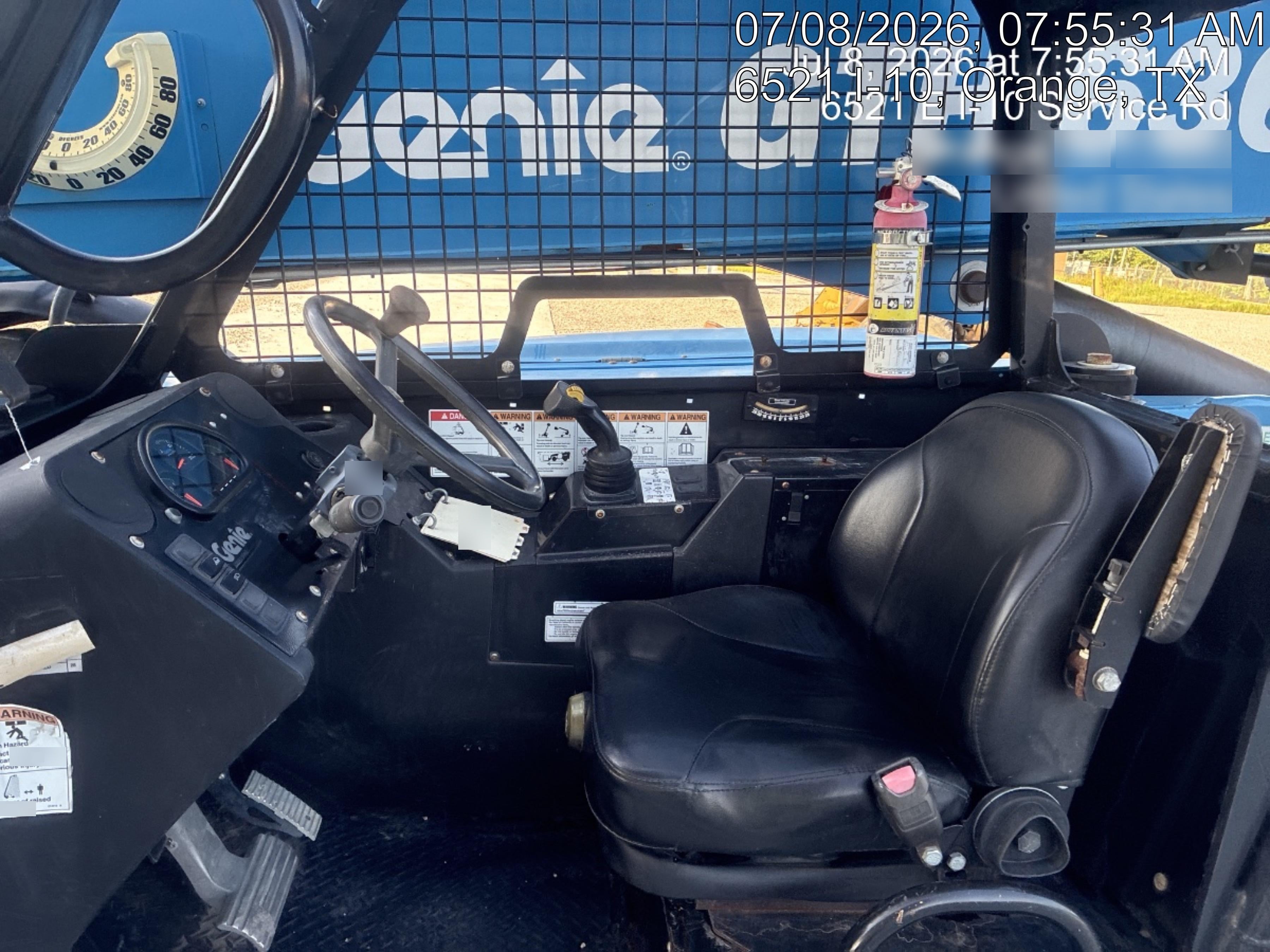 2018 Genie GTH-636 Genie GTH-636 w/Open ROPS, Work Lights, Solid Tires, RH Cab Mesh, Beacon, 48" Carriage and Forks