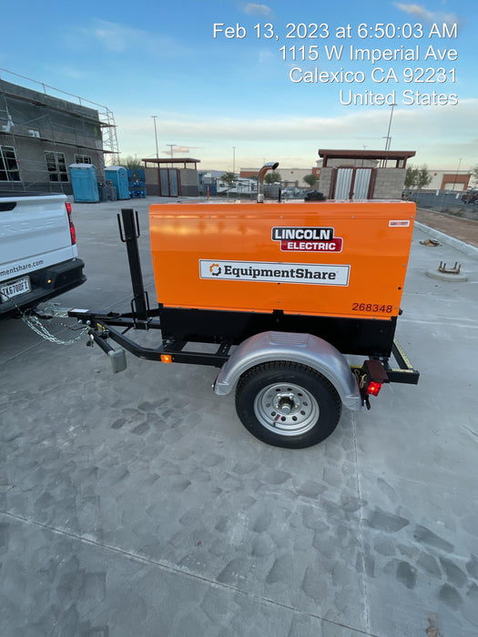 2022 Lincoln Electric LE400 Kubota V1505, Trlr, Cable Rack, Light Kit, ES Decals, T3