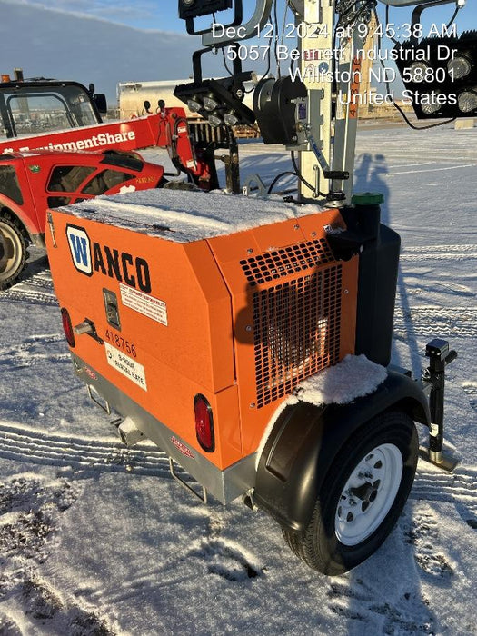 2024 Wanco WLTT-4MM4K Diesel, Deep Sea Controller, Shore Power Plug, Auto Start, (4) 350W LED Floodlights, 4kW Generator, 60 Gal Fuel Tank, 2" Ball, T3