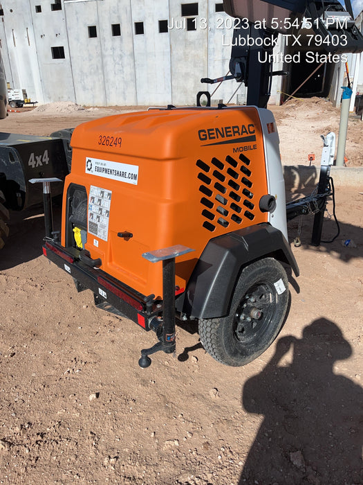 2023 Generac MLT2 Diesel, Flex Switch 120V Input, Powerzone Controller, (4) 320W LED Lights, 4kW Generator, 39.9 Gal Fuel Tank, 2" Ball, T3