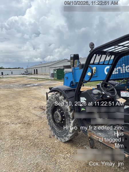 2018 Genie GTH-844 Genie GTH-844 w/ROPS, Work Lights, Solid Tires, RH Cab Mesh, Beacon, 60" Carriage and Forks