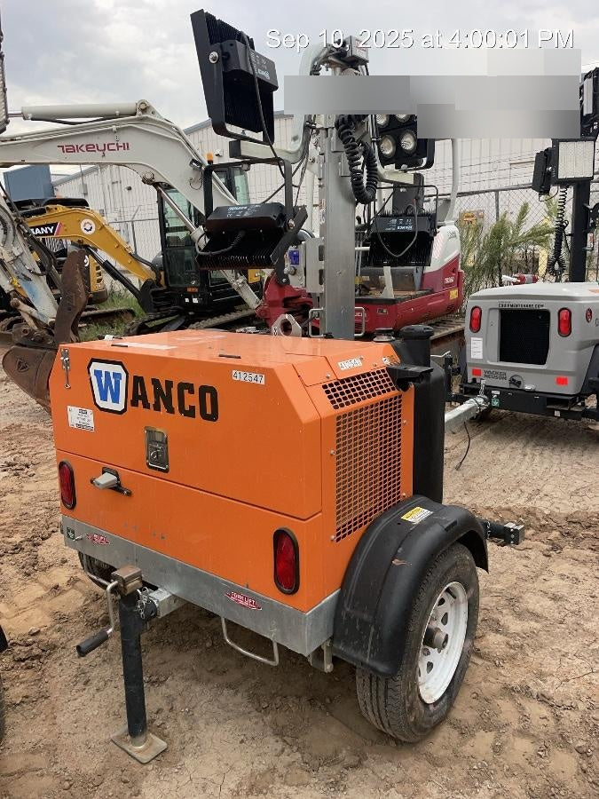 2024 Wanco WLTT-4MM4K Diesel, Deep Sea Controller, Shore Power Plug, Auto Start, (4) 350W LED Floodlights, 4kW Generator, 60 Gal Fuel Tank, 2" Ball, T3