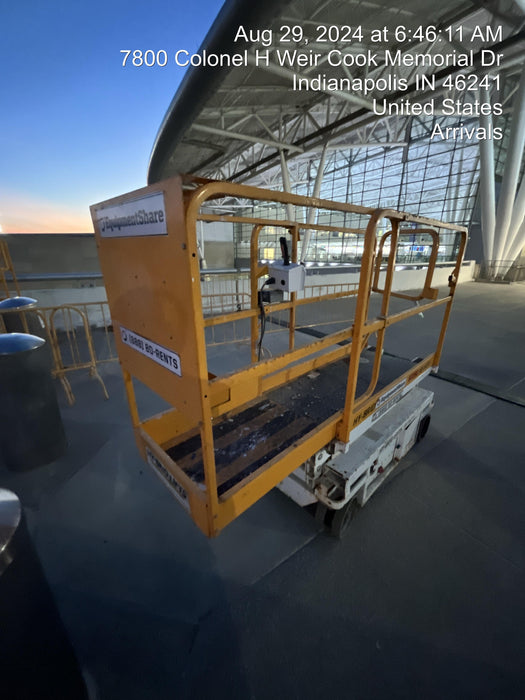 Custom Equipment HB-1430 Hy-Brid Scissor Lift
Platform capacity up to 670 lbs
Working height up to 20 ft
Weighs under 1,700 lbs
Non-marking wheels