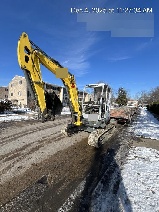 2019 Wacker Neuson EZ53 Open ROPS, Long Dipperstick, T4, VDS Manual QC, Buckets: 12/18/24"