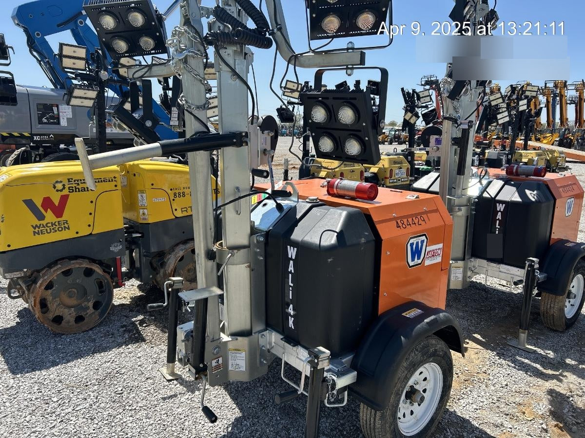 2024 Wanco WLTT-4MM4K Diesel, Mitsubishi L2E, 9.0HP @1800 rpm, Deep Sea Controller, Shore Power Plug, Auto Start, (4) 350W LED Floodlights, 4kW Generator, 60 Gal Fuel Tank, 2" Ball, T3