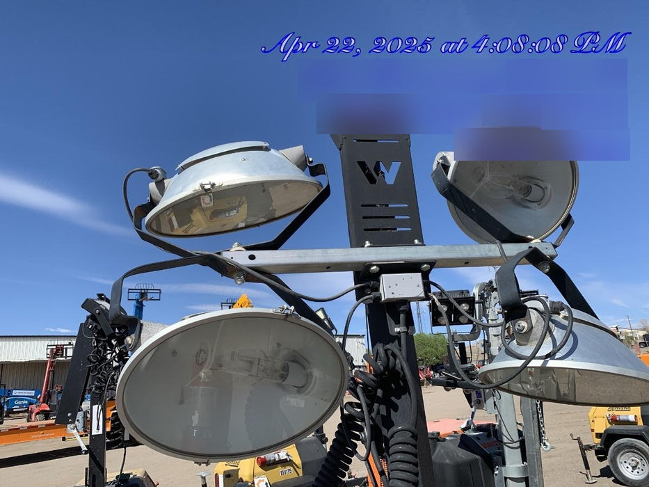 2018 Wacker Neuson LTV6L-MH Wacker Neuson LTV6L Mobile Light Tower w/Fuel Level Sensor Installed