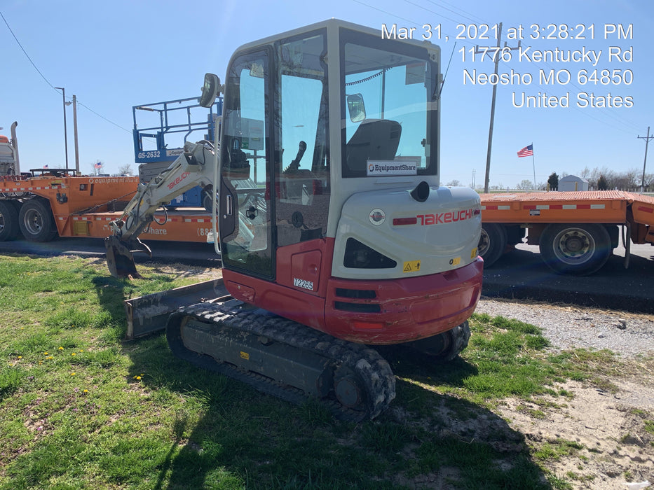 2018 Takeuchi TB235-2CR TAKEUCHI TB235CRA