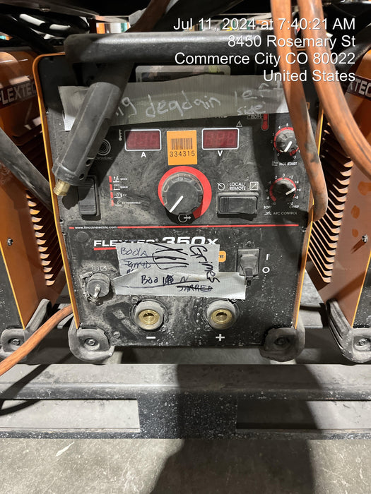 2023 LINCOLN ELECTRIC FLEXTEC 350X