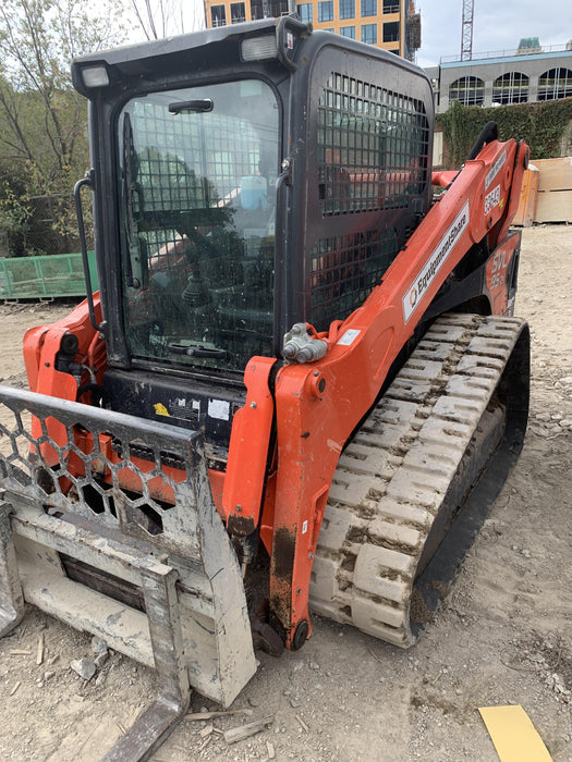 2019 Kubota SVL95-2S Cab/Heat/Air, Standard Tracks, Standard Flow, Hydraulic QC 80" HD w/ Smooth Cutting Edge