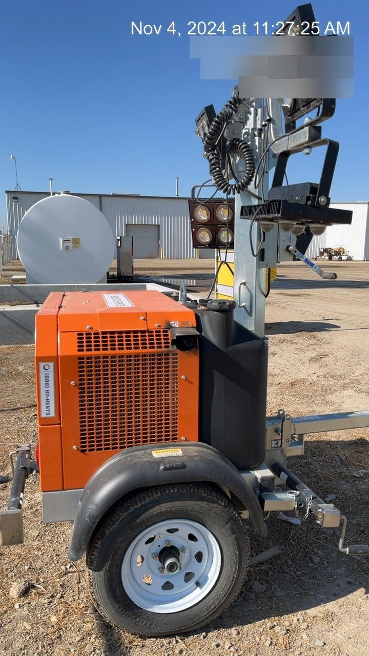 2024 Wanco WLTT-4MM4K Diesel, Deep Sea Controller, Shore Power Plug, Auto Start, (4) 350W LED Floodlights, 4kW Generator, 60 Gal Fuel Tank, 2" Ball, T3