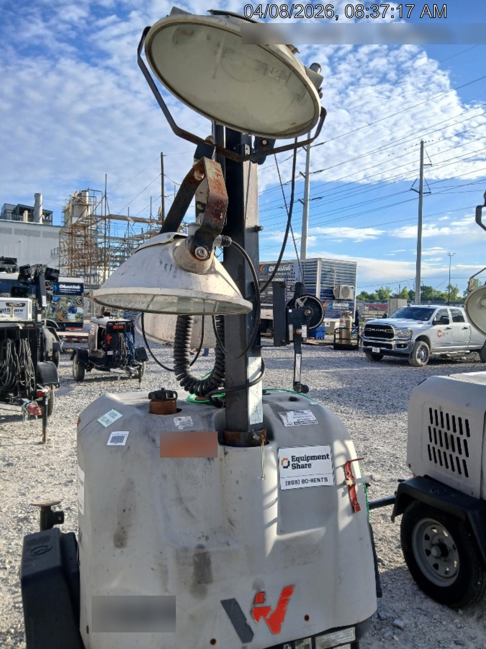 2019 Wacker Neuson LTV6L-MH Wacker Neuson LTV6L Mobile Light Tower w/Fuel Level Sensor Installed