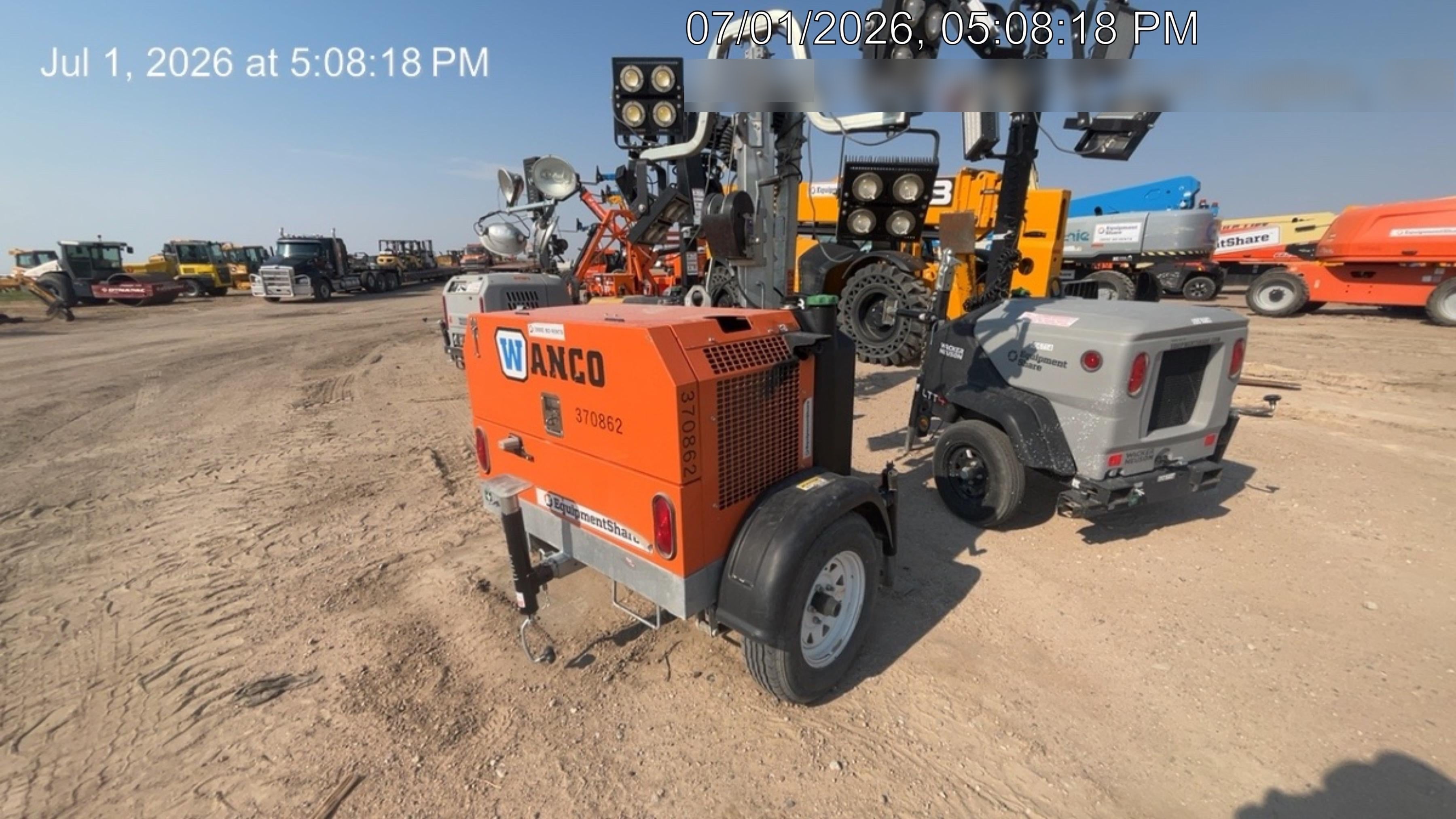 2023 Wanco WLTT-4MM4K Diesel, Deep Sea Controller, Shore Power Plug, Auto Start, (4) 350W LED Floodlights, 4kW Generator, 60 Gal Fuel Tank, 2" Ball, T3