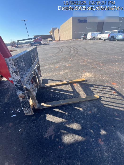 2019 Manitou MTA8044 74hp T4F, Open ROPS, Cab and Boom LED work lights, Auxiliary Hydraulics, Solid Tires, Amber strobe, Lift Hook 66" Carriage, 60" Forks