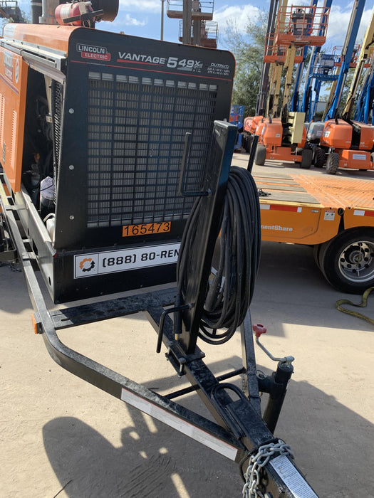 2021 Lincoln Electric Vantage 549X Ready Pak 3, ORANGE (includes trailer, cable rack, fender light kit)