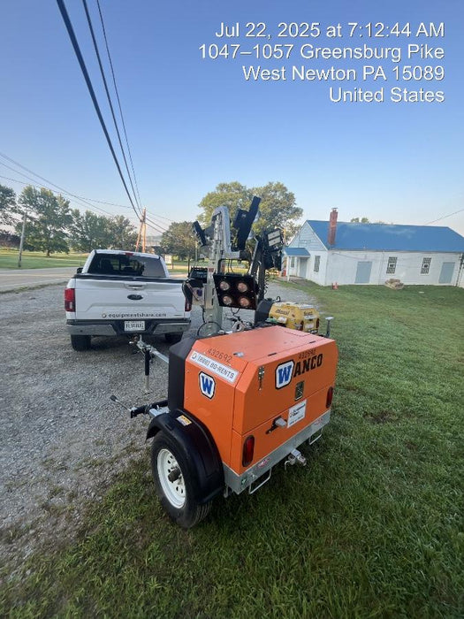 2024 Wanco WLTT-4MM4K Diesel, Deep Sea Controller, Shore Power Plug, Auto Start, (4) 350W LED Floodlights, 4kW Generator, 60 Gal Fuel Tank, 2" Ball, T3