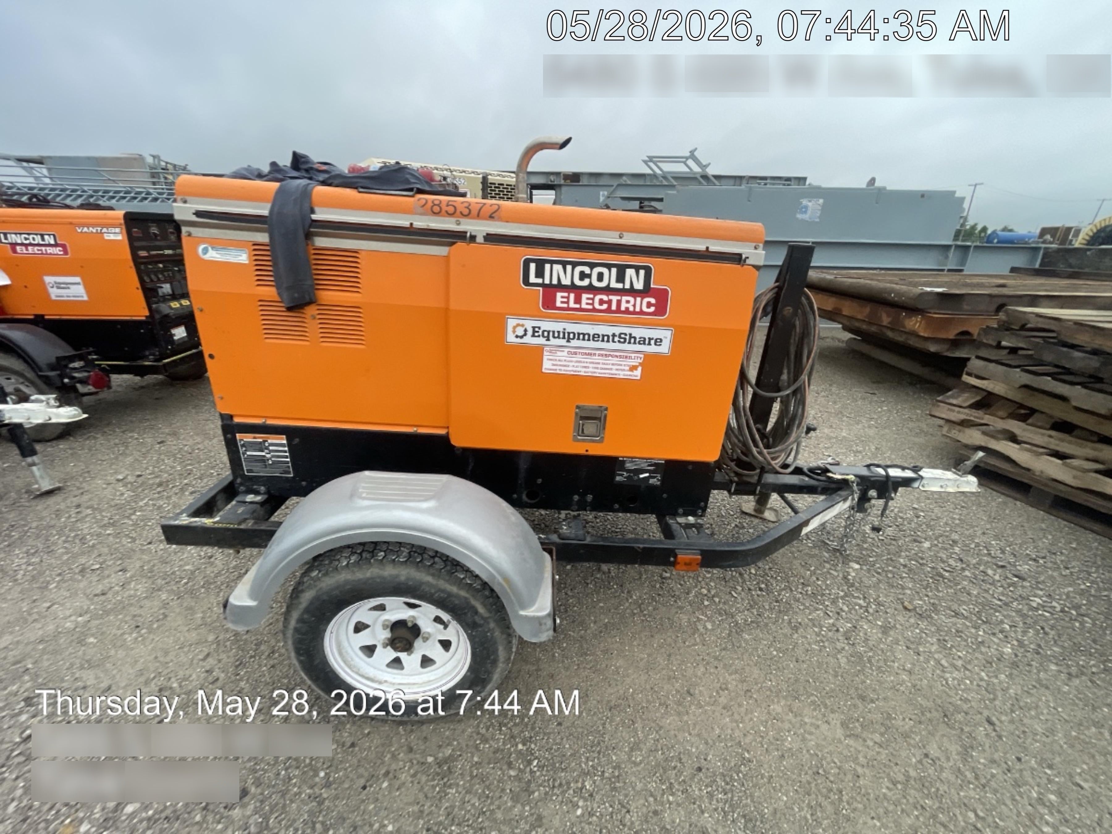 2022 Lincoln Electric LE400 Kubota V1505, Trlr, Cable Rack, Light Kit, ES Decals, T3