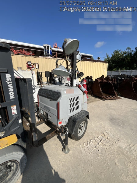 2019 Wacker Neuson LTV6L-MH Wacker Neuson LTV6L Mobile Light Tower w/Fuel Level Sensor Installed