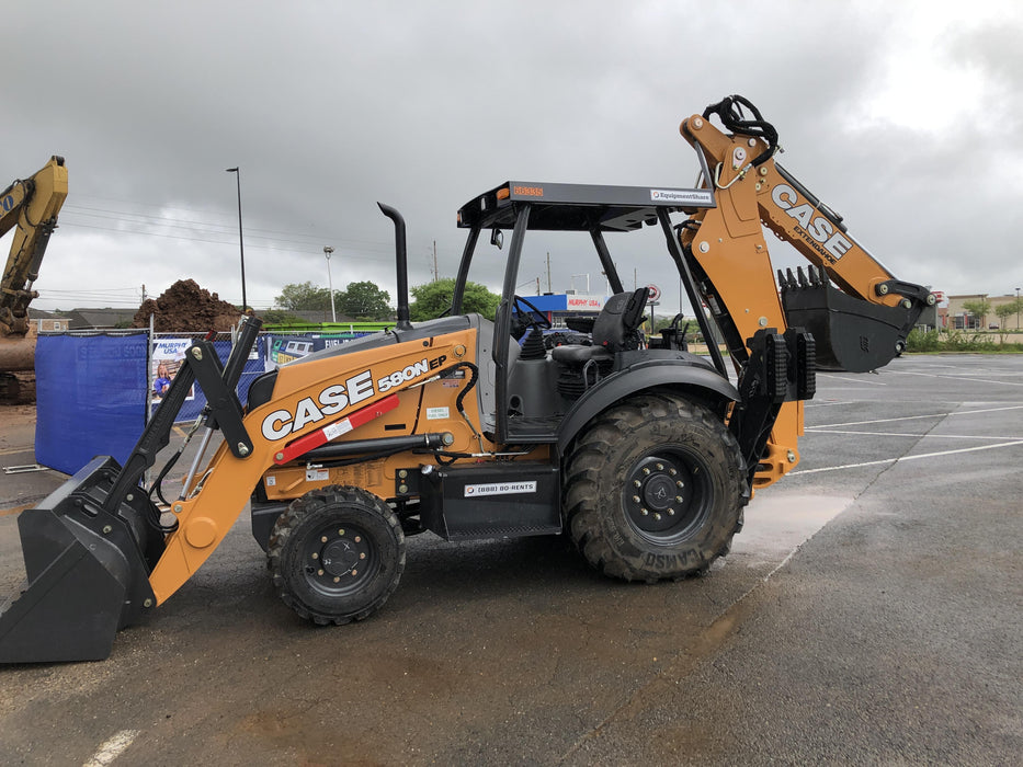 2020 Case 580N EP - Extendable Backhoe Canopy 4WD, Extendable Stick, Pilot Controls, 2 Way Hydraulics, Ride Control, TAG Manual QC