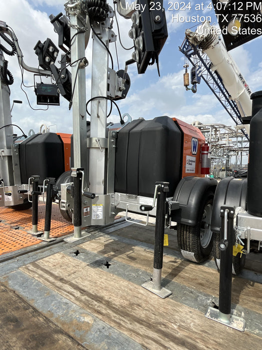 2024 Wanco WLTT-4MM4K Diesel, Deep Sea Controller, Shore Power Plug, Auto Start, (4) 350W LED Floodlights, 4kW Generator, 60 Gal Fuel Tank, 2" Ball, T3