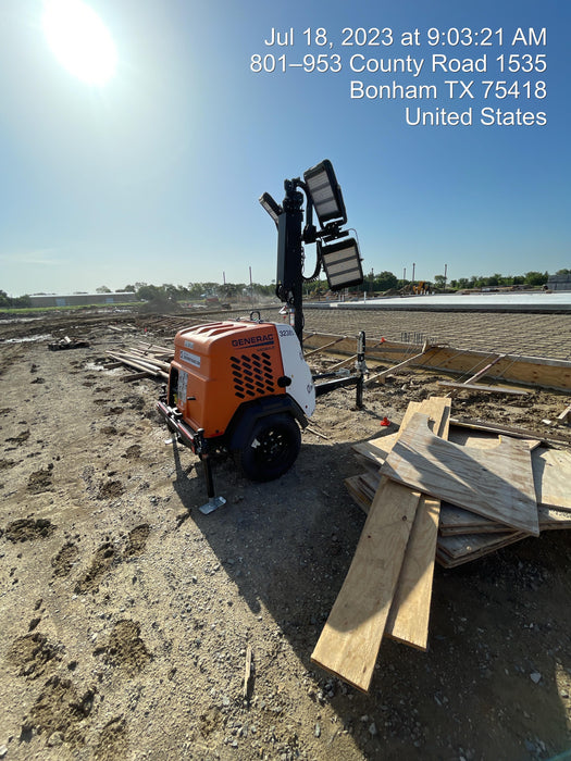 2023 Generac MLT2 Diesel, Flex Switch 120V Input, Powerzone Controller, (4) 320W LED Lights, 4kW Generator, 39.9 Gal Fuel Tank, 2" Ball, T3