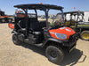 2022 Kubota RTV-X1140W-H Plastic Canopy, Windshield Acrylic Clear, LED Strobe Light, Wire Harness Kit, Back up Alarm