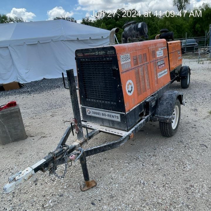 2021 Lincoln Electric Vantage 549X Ready Pak 3, ORANGE (includes trailer, cable rack, fender light kit)