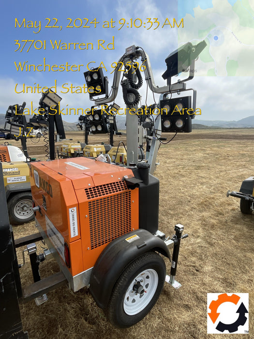 2024 Wanco WLTT-4MM4K Diesel, Deep Sea Controller, Shore Power Plug, Auto Start, (4) 350W LED Floodlights, 4kW Generator, 60 Gal Fuel Tank, 2" Ball, T3