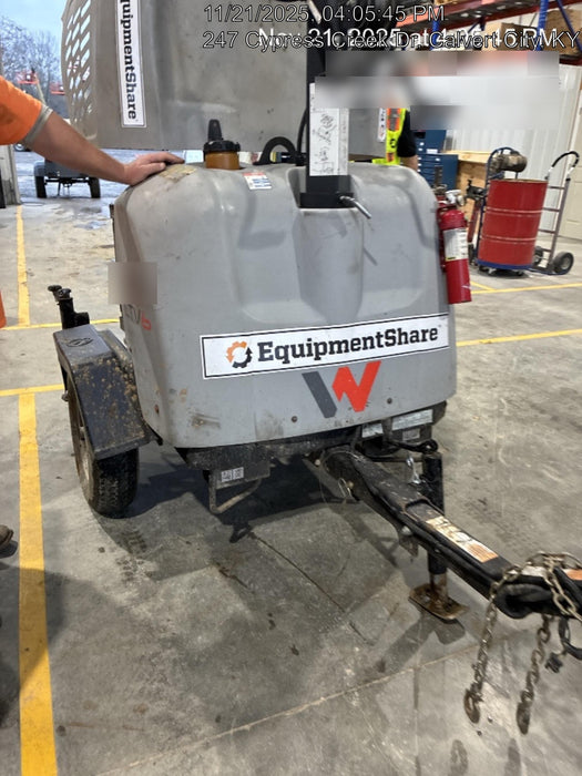 2019 Wacker Neuson LTV6L-MH Mobile Light Tower w/Fuel Level Sensor Installed