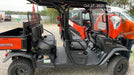 Kubota RTV-X1140W-H 4WD, LED Strobe, Windshield Acrylic Clear, Plastic Canopy, Wire Harness Kit, Backup Alarm