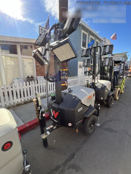 2024 Wacker Neuson LTT4 Diesel, Kohler KDW702, Deep Sea Controller, Auto Start, LED 320W, Bypass Outlet, T3