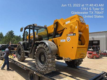2022 JCB 509-42 74Hp Dsl, Canopy, Sld Tires, LED WL, Bcn, L Hook, EST
