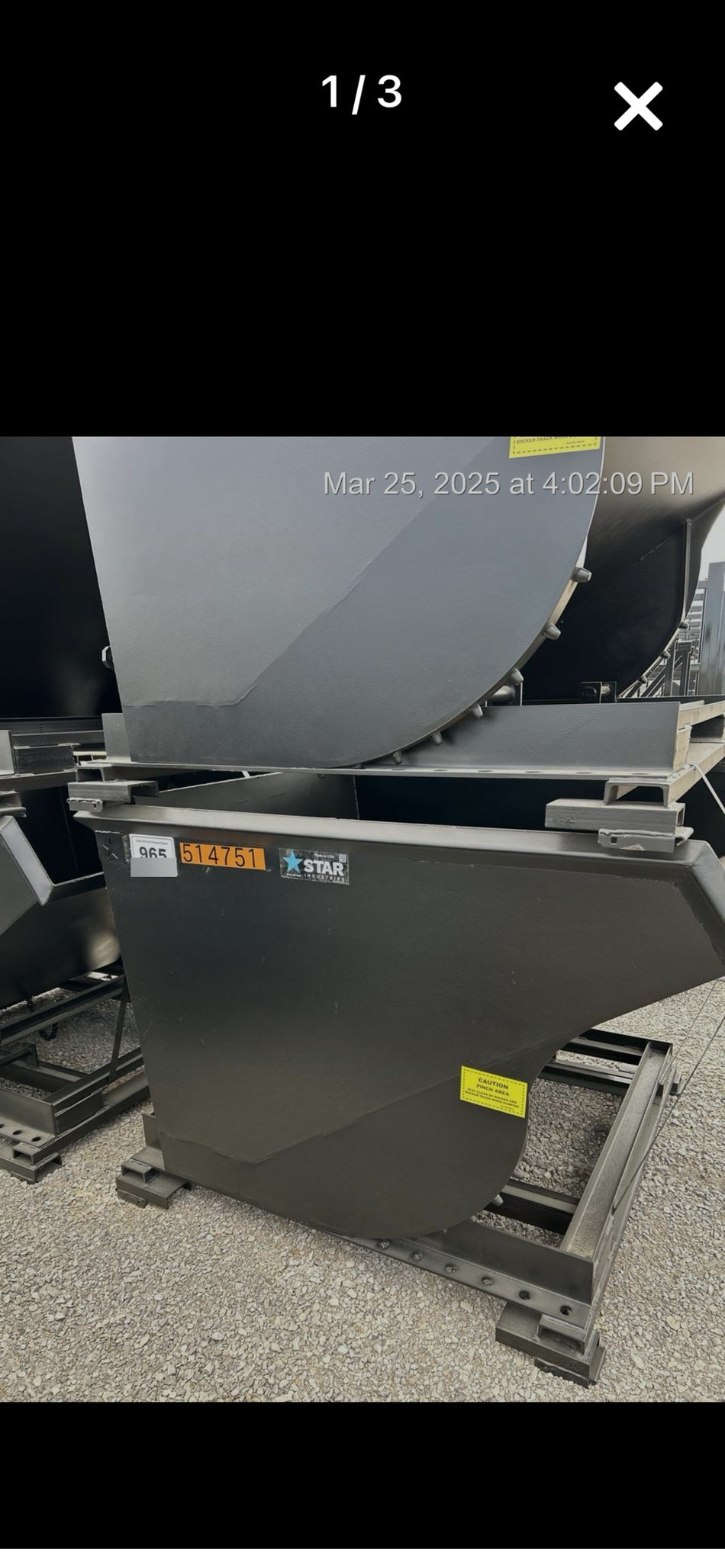 2025 STAR INDUSTRIES M-1820 - Self-Dump Hopper