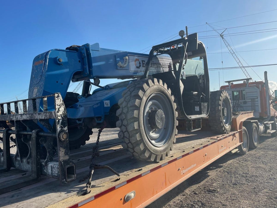 2019 Genie GTH-844 Canopy, Solid RT Tires, LED Work Lights, Beacon 60" QA Carriage, 48" Forks
