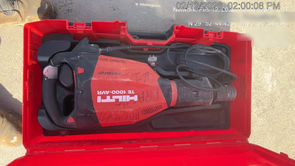 2021 HILTI TE 1000-AVR