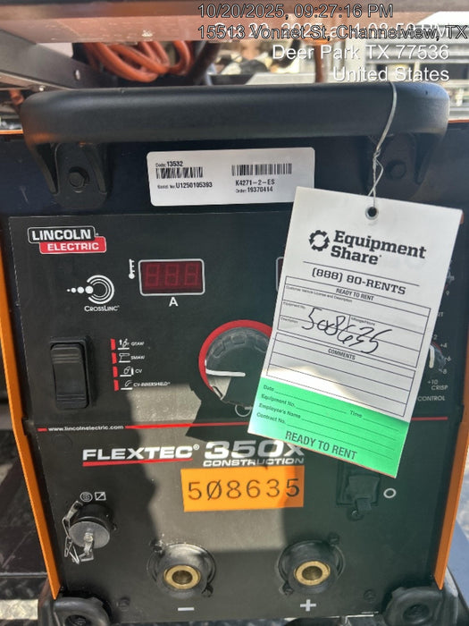 2025 LINCOLN ELECTRIC FLEXTEC 350X