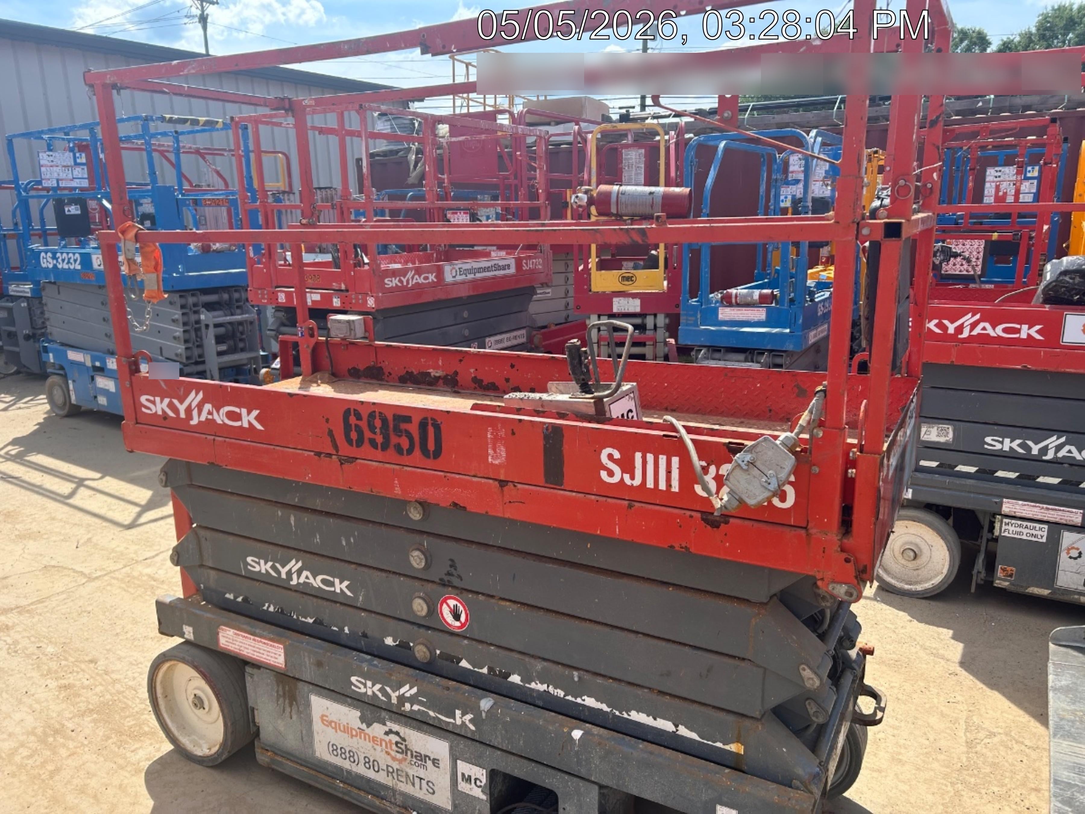2018 Skyjack SJIII-3226 Skyjack SJIII3226 Scissor Lift w/Trojan Batteries
