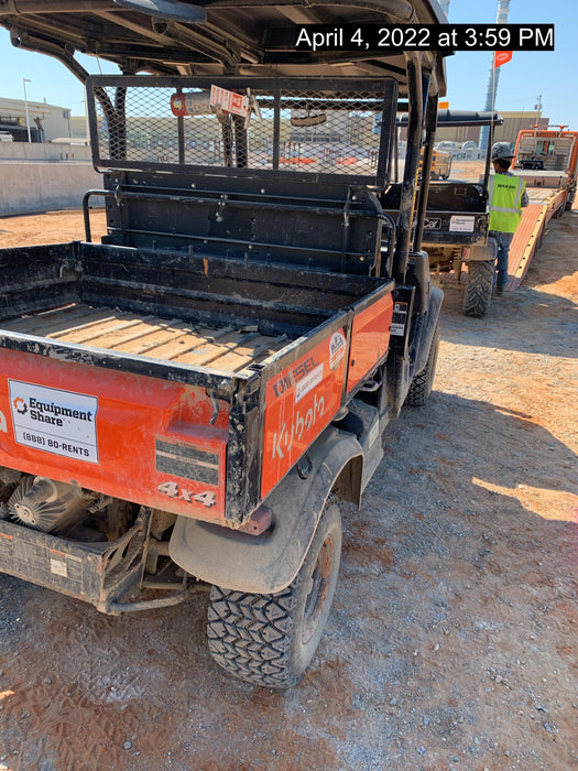 2021 Kubota RTV-X1140W-H Plastic Canopy, Windshield Acrylic Clear, LED Strobe Light, Wire Harness Kit, Back up Alarm