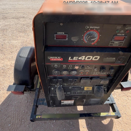 2023 Lincoln Electric LE400 Kubota V1505, Trlr, Cable Rack, Light Kit, ES Decals, T3