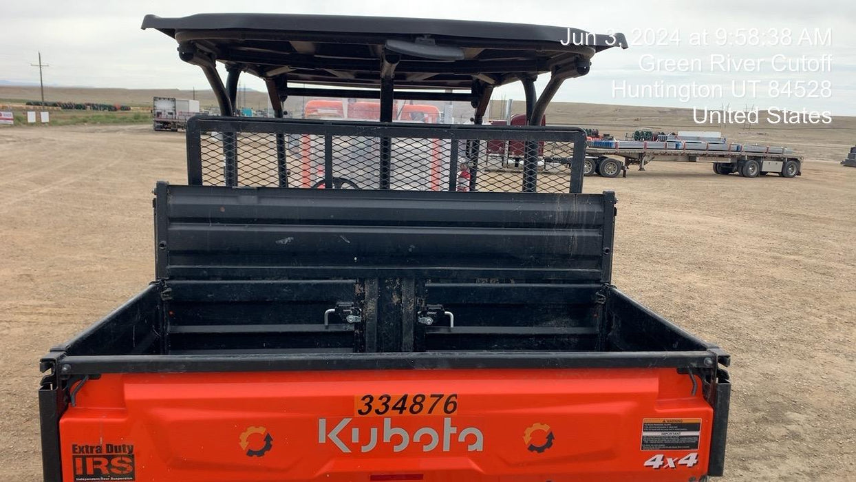 2023 Kubota RTV-X1140W-H 4WD, LED Strobe, Windshield Acrylic Clear, Plastic Canopy, Wire Harness Kit, Backup Alarm