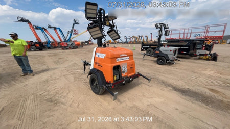 2023 Generac MLT2 Diesel, Flex Switch 120V Input, Powerzone Controller, 
(4) 320W LED Lights, 4kW Generator, 39.9 Gal Fuel Tank, 2" Ball, T3