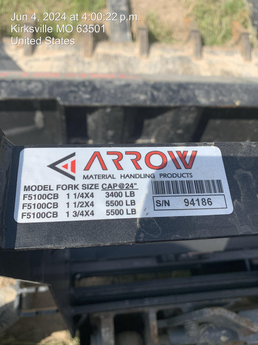 2024 ARROW MATERIAL HANDLING FS5100CB - 72"