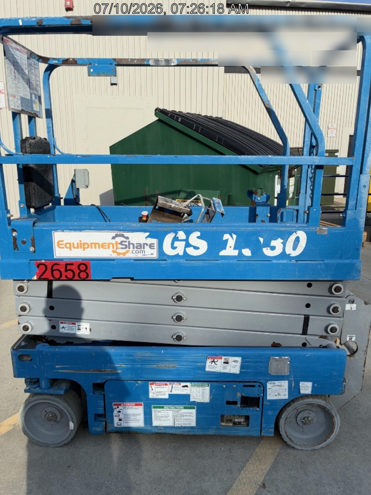 2017 Genie GS-1930 Genie GS1930 Scissor Lift
